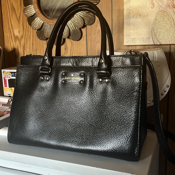 Kate spade black satchel handbag - Picture 2 of 6